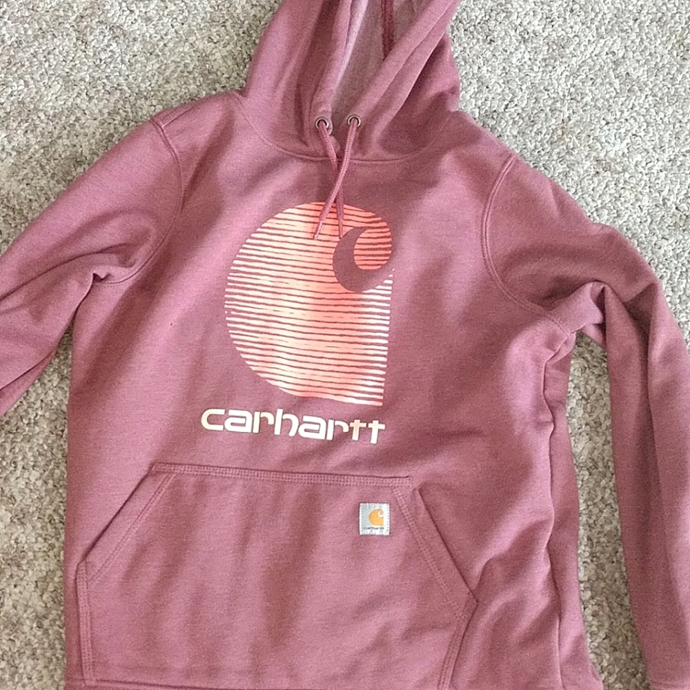 Large "Iron ore heather" Carhartt hoodie